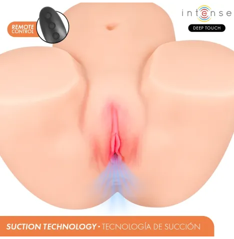 INTENSE DEEP TOUCH - GINGER VAGINAL MASTURBATOR WITH SUCTION, HEAT, VIBRATION AND VOICE EFFECTS WITH REMOTE CONTROL 5.3 KG